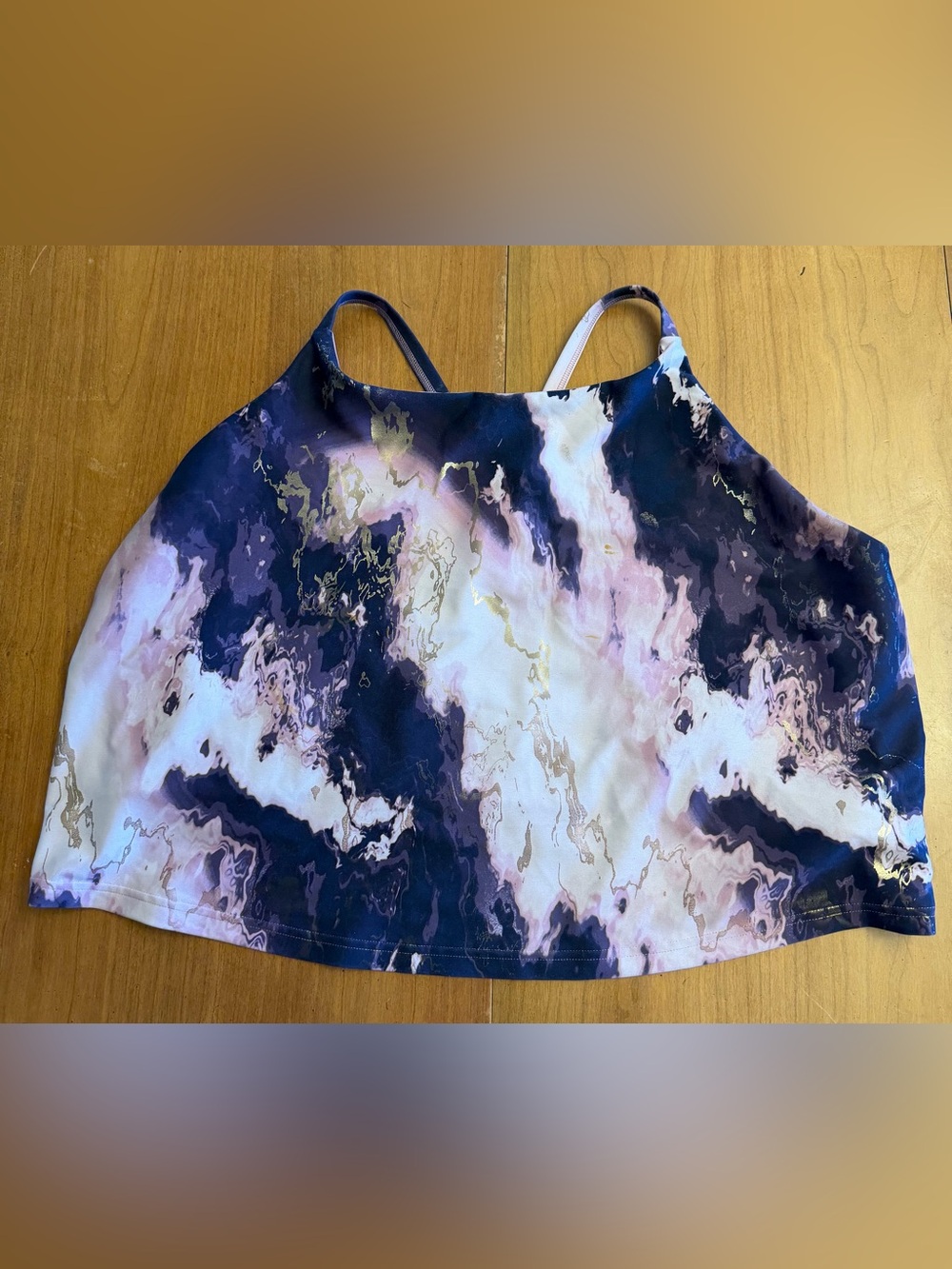 Old Navy Abstract Marble Active Top - 3X